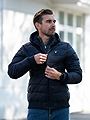 Lyle & Scott Wadded Jacket Dark Navy