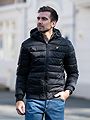 Lyle & Scott Wadded Jacket Jet Black