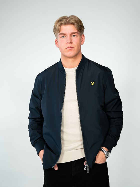 Lyle & Scott Bomber Jacket Dark Navy