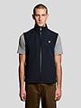 Lyle & Scott Mesh Back Softshell Funnel Neck Gilet Dark Navy