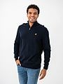 Lyle & Scott Cotton Merino Quarter Zip Jumper Dark Navy