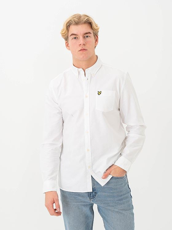 Lyle & Scott Plain Oxford Shirt 626 White