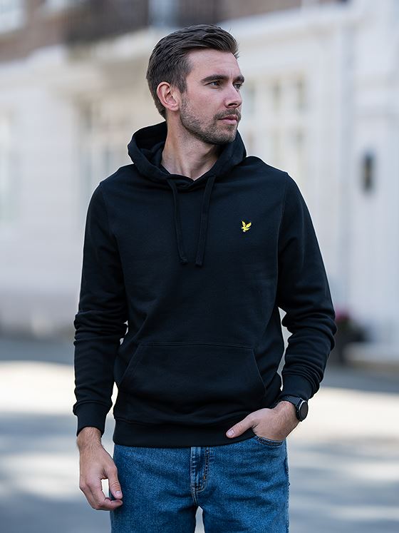 Lyle & Scott Pullover Hoodie Jet Black