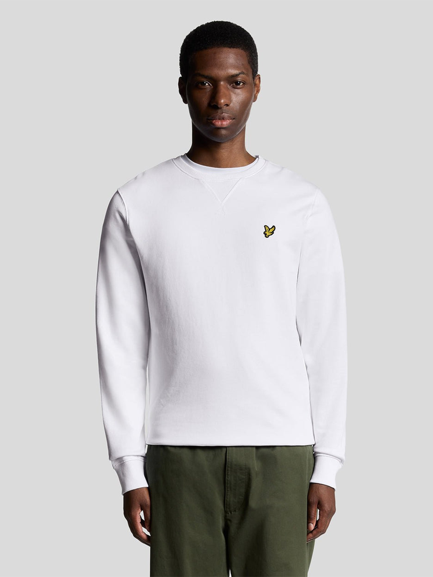 Lyle & Scott Crew Neck Sweatshirt White