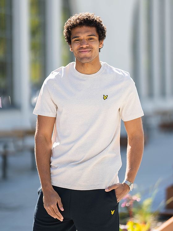 Lyle & Scott Heather T-Shirt Natural Marl