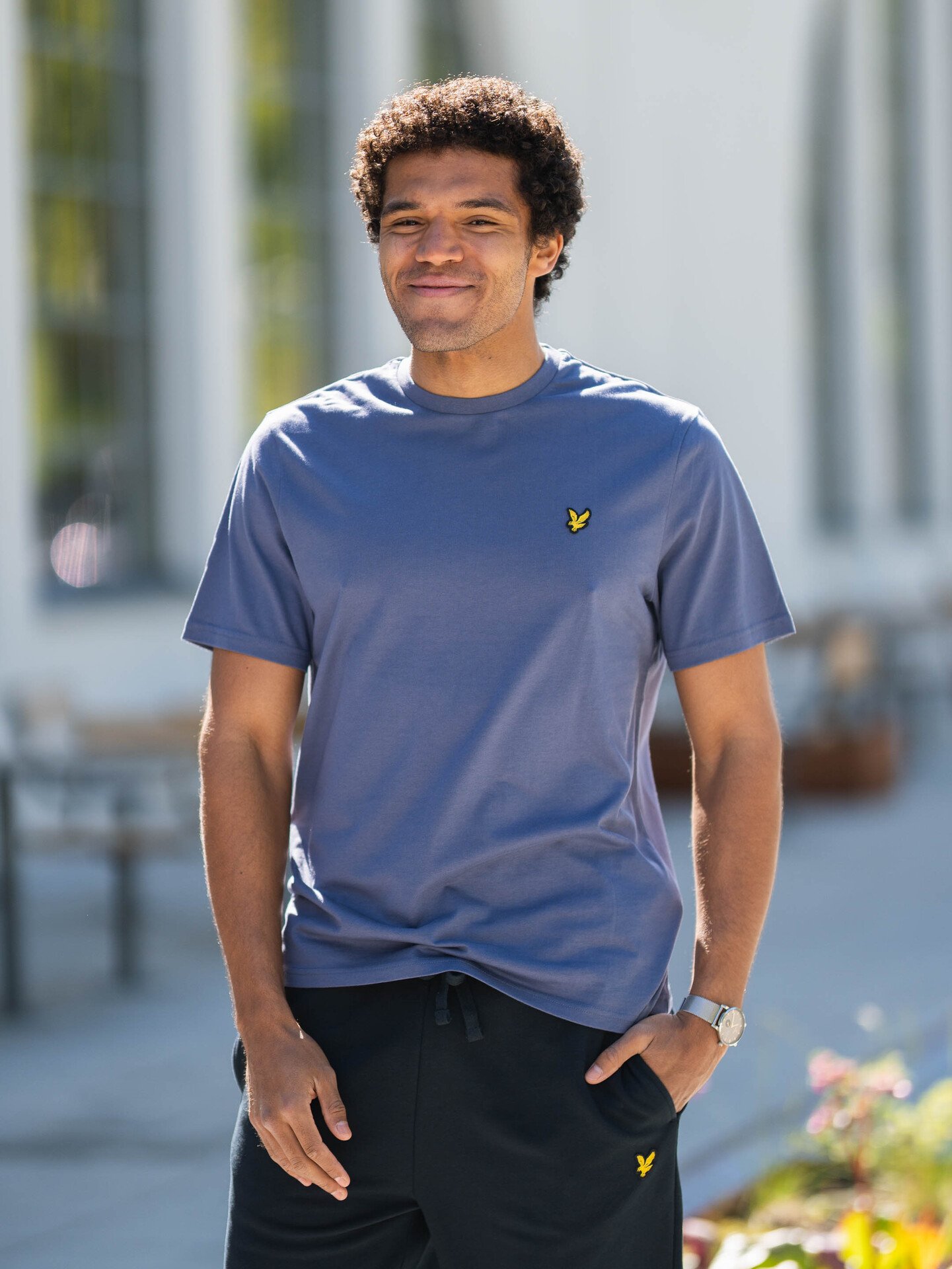 Lyle & Scott Plain T-Shirt Cool Indigo