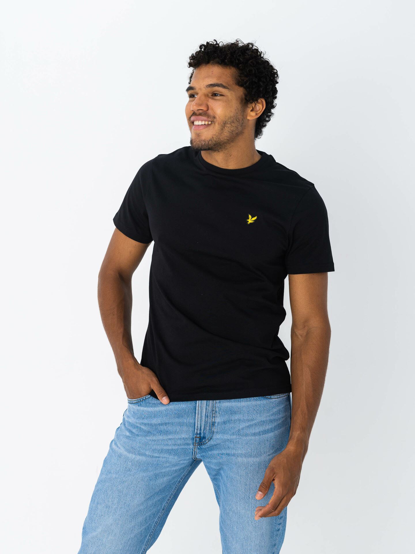 Lyle & Scott Plain T-Shirt Jet Black