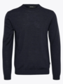 Matinique Grate Wool Pullover Dark Navy