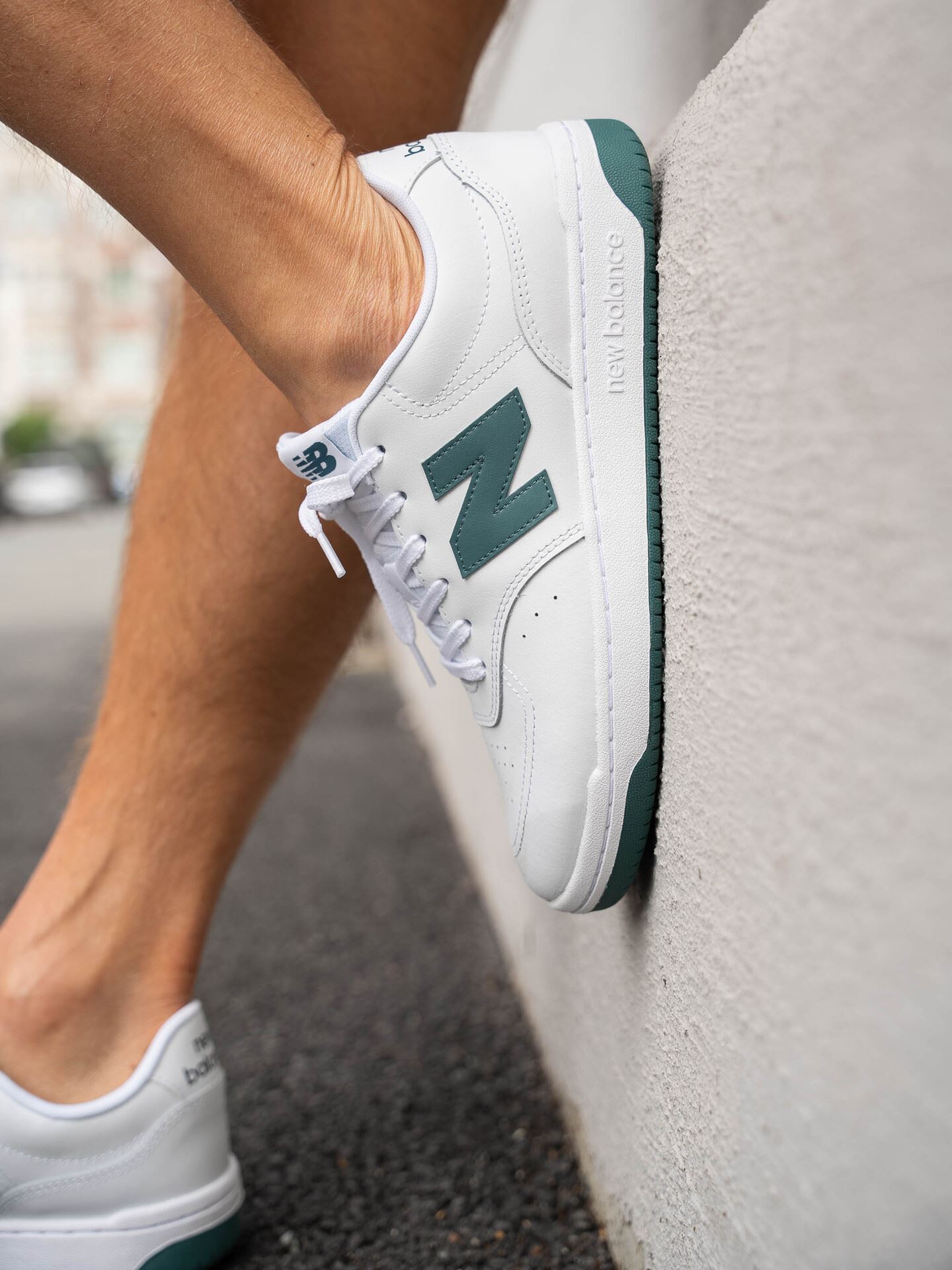 New Balance BB80 Optic White Green
