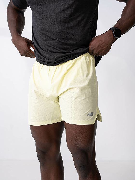 New Balance RC Shorts 5inch Limelight