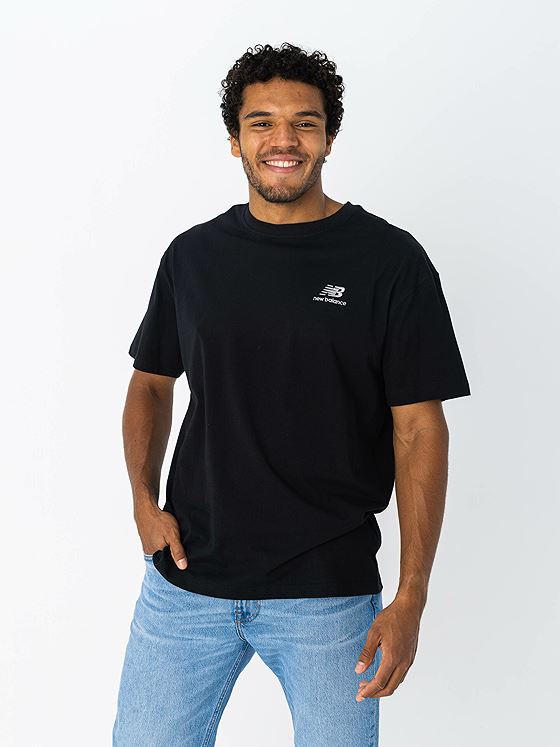New Balance Uni-ssentials Cotton T-Shirt Black