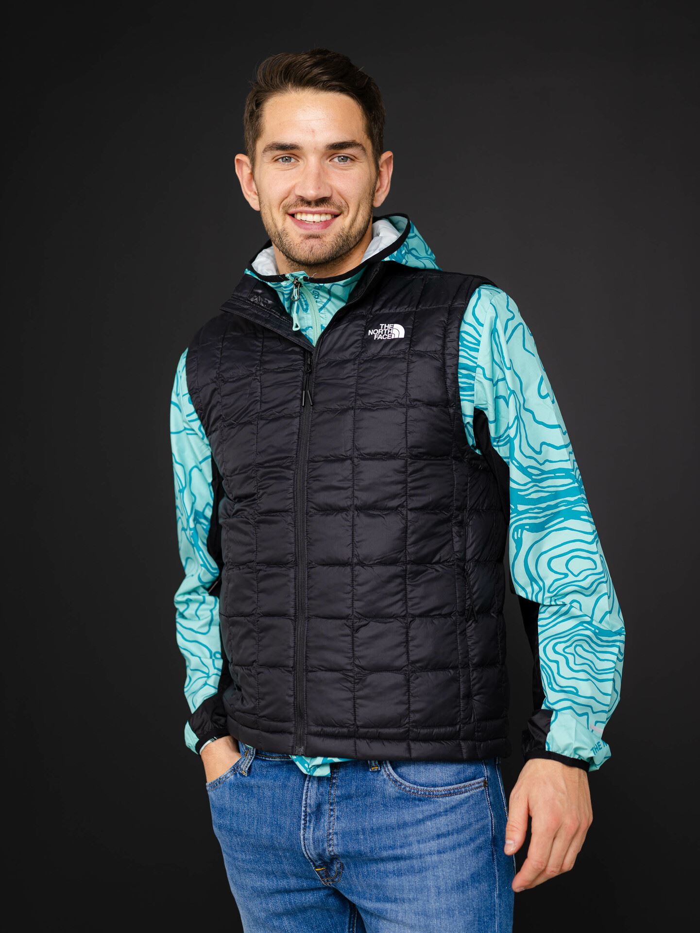 North face men's sales thermoball vest sale