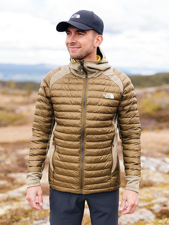 The North Face Men’s Ao Insulation Hybrid Military Olive-Military Olive White Heather
