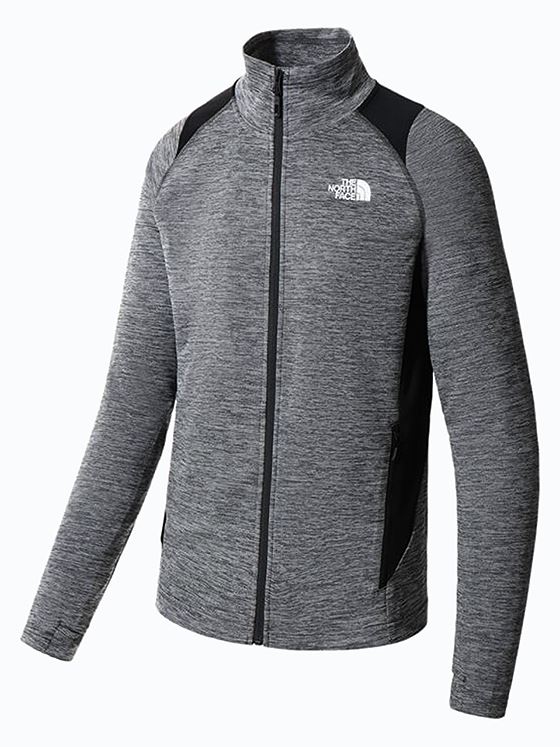 The North Face Men’s Ao Midlayer Full Zip ASPHLGYLH/TNFBLACK