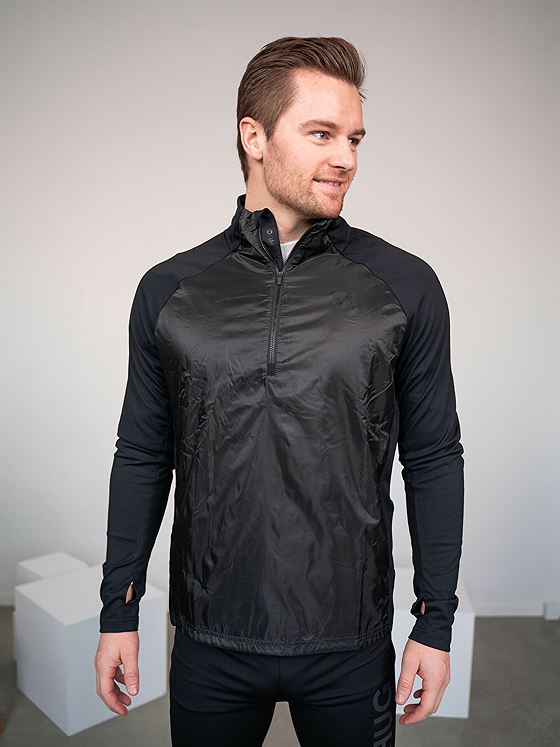 Northug Marcialonga Wind 1/2 Zip Men Black