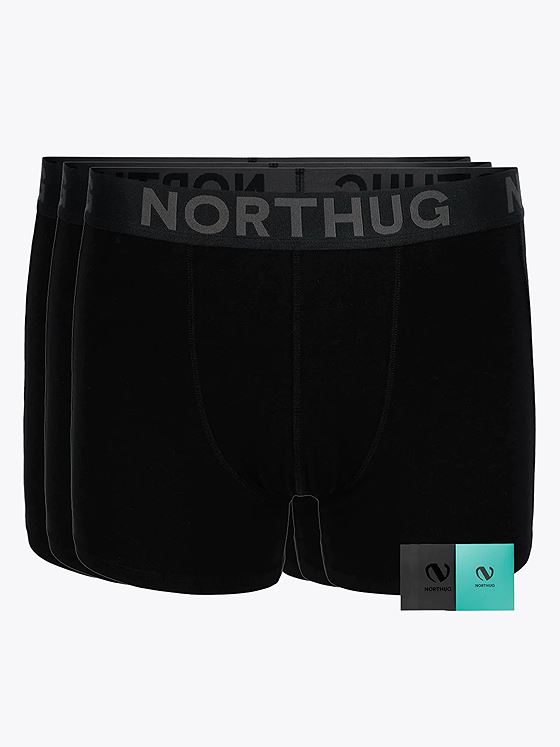 Northug Kæmekongen 3pk boxer (gaveeske) Black