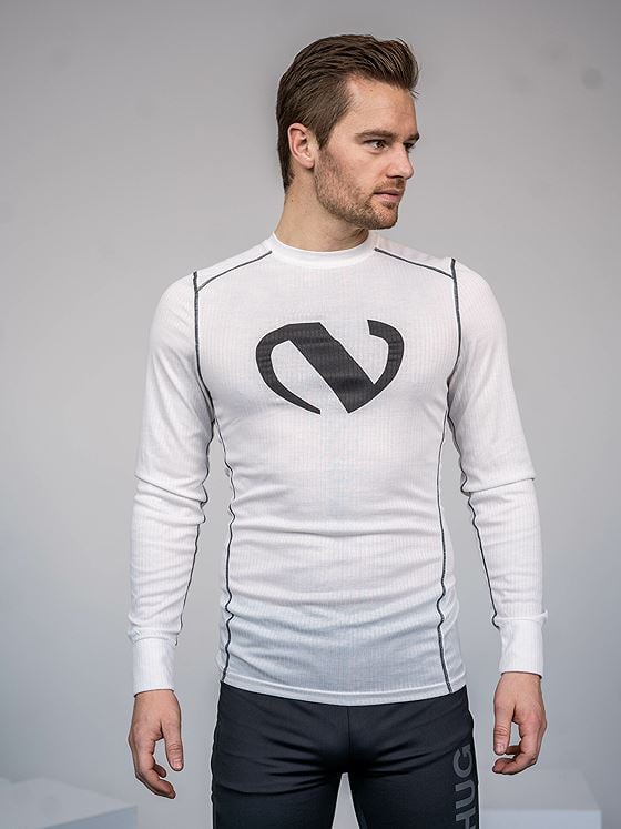 Northug Hero tech long sleeve men White