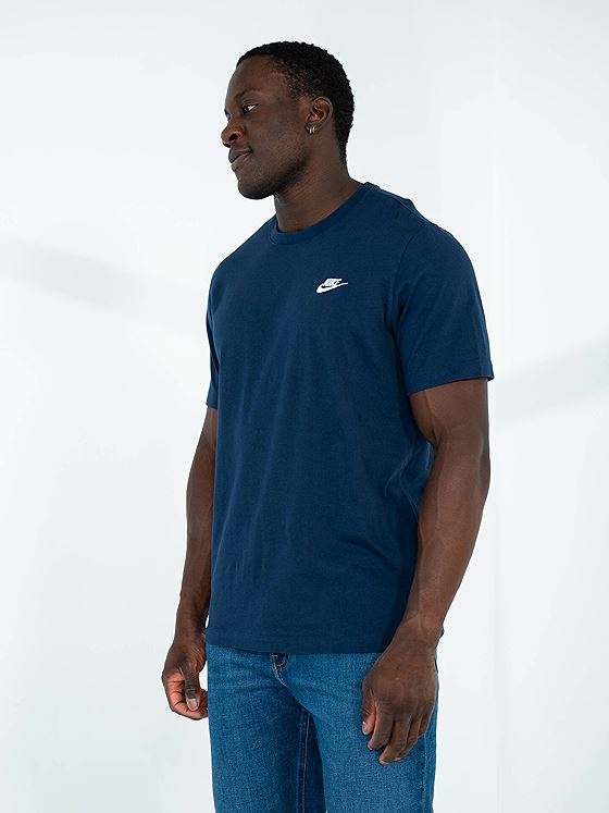 Nike Club Tee Midnight Navy / White