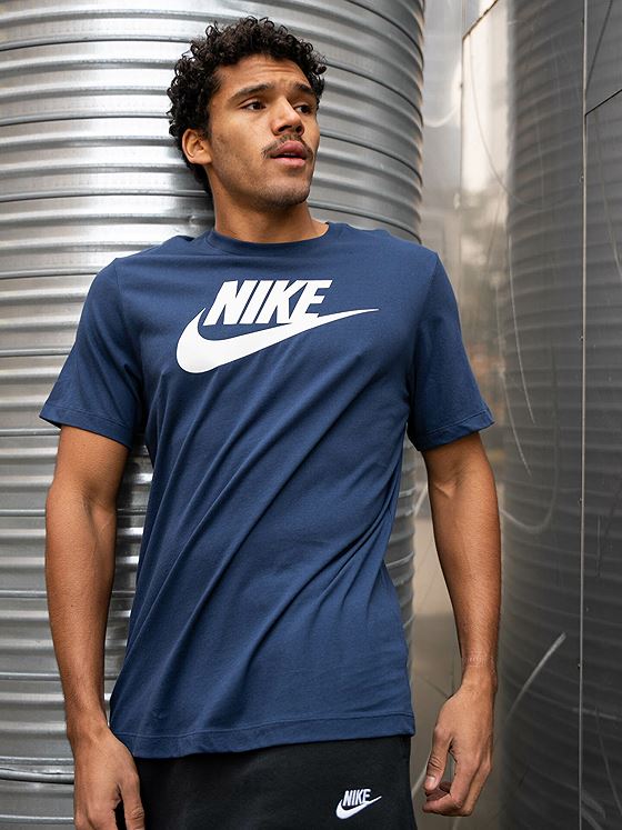 Nike Icon Futura Tee Blå - Main Image