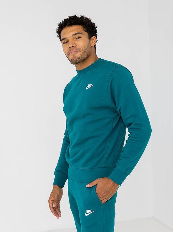 Nike Club Fleece Crew Grønn