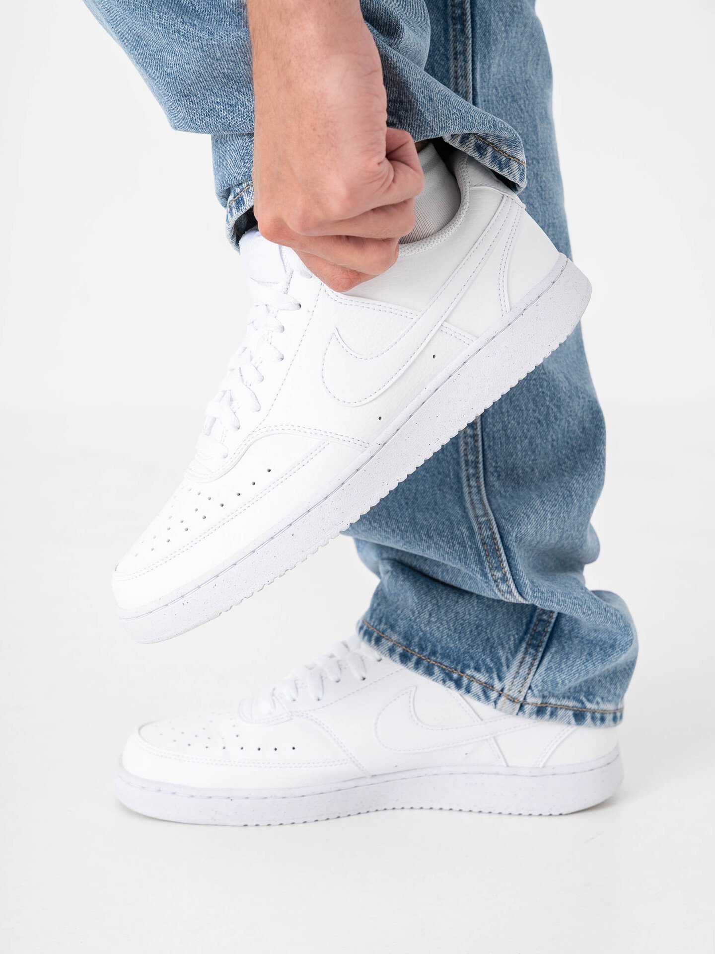 Court Vision Low, sneaker herre White/White-White