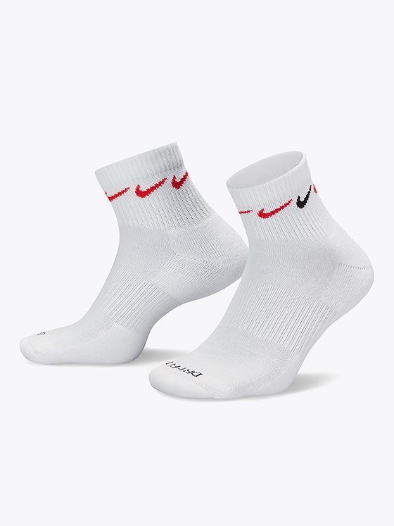Nike Everyday Training Ankle Socks 3pk Hvit