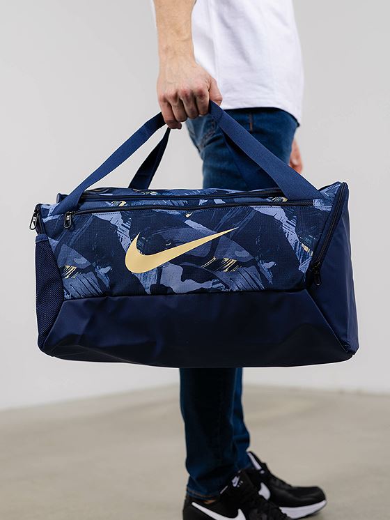 Nike Brasilia Training Duffel Bag 41L Midnight Navy/Midnight Navy/Pale Vanilla