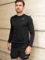 Nike Dri-Fit Legend Long Sleeve Black / Matte Silver