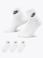 Nike Ankle Essential Socks 3pk Hvit/Svart