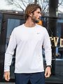 Nike Dri-Fit UV Miler Long Sleeve White