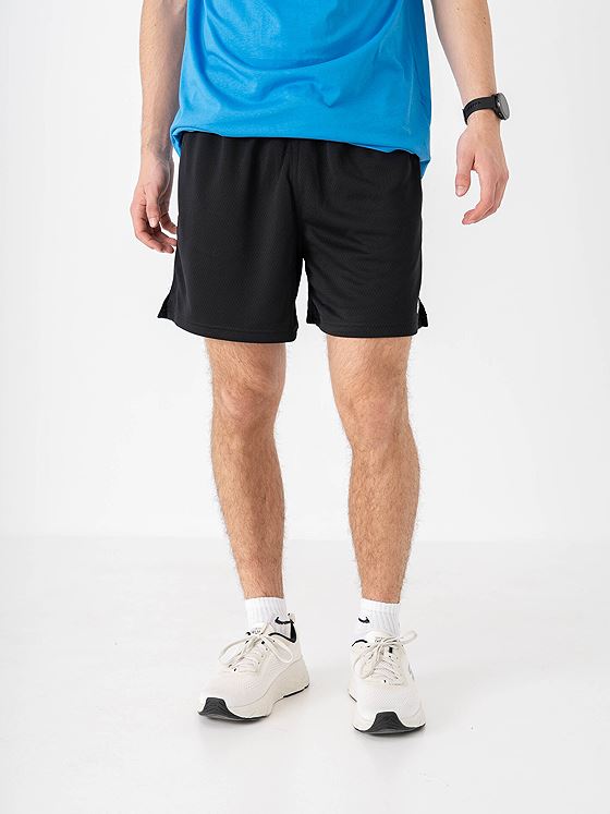 Nike Club Flow Mesh Shorts Black / White