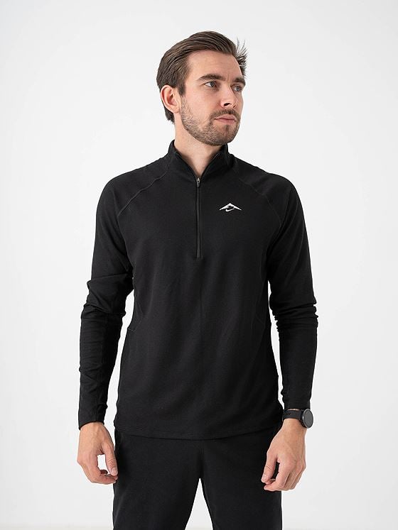 Nike Dri-Fit Trail Midlayer Half-Zip Svart/Summit White