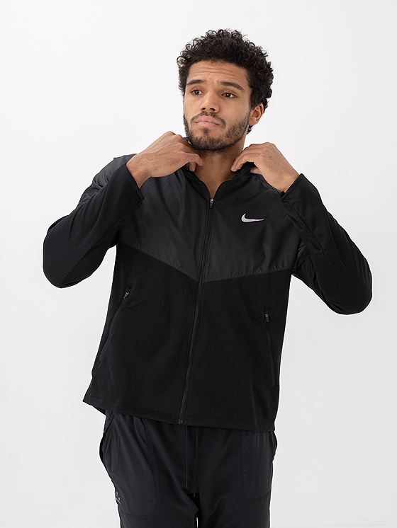 Nike Therma-Fit Water-Repellent Running Jacket Black