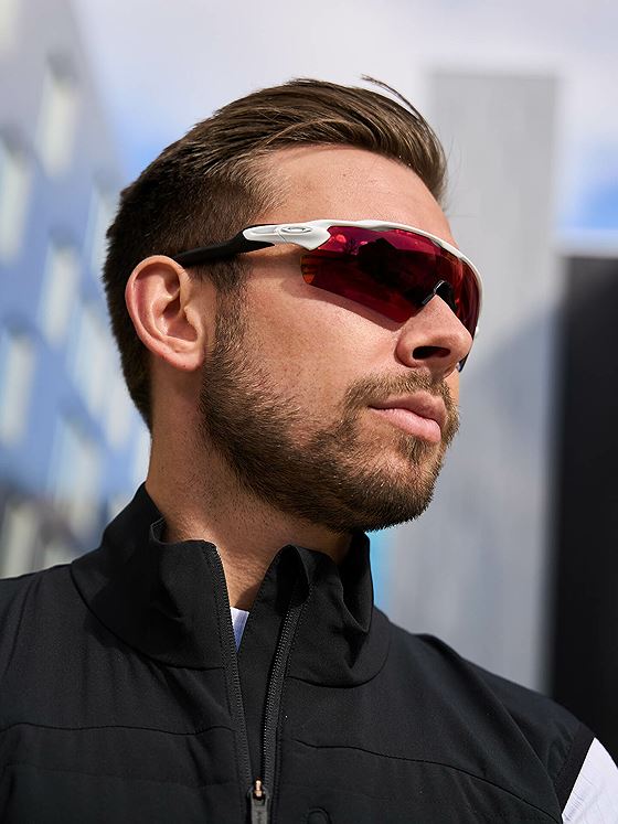 Oakley Radar EV Pitch Prizm Field Brilleglass, Polished White Innfatning