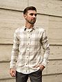 Only & Sons Gudmund Long Sleeve Checked Shirt Antique White