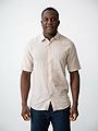 Only & Sons Caiden Short Sleeve Solid Linen Shirt Chinchilla
