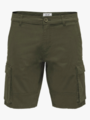 Only & Sons Cam Stage Cargo Shorts Olive Night