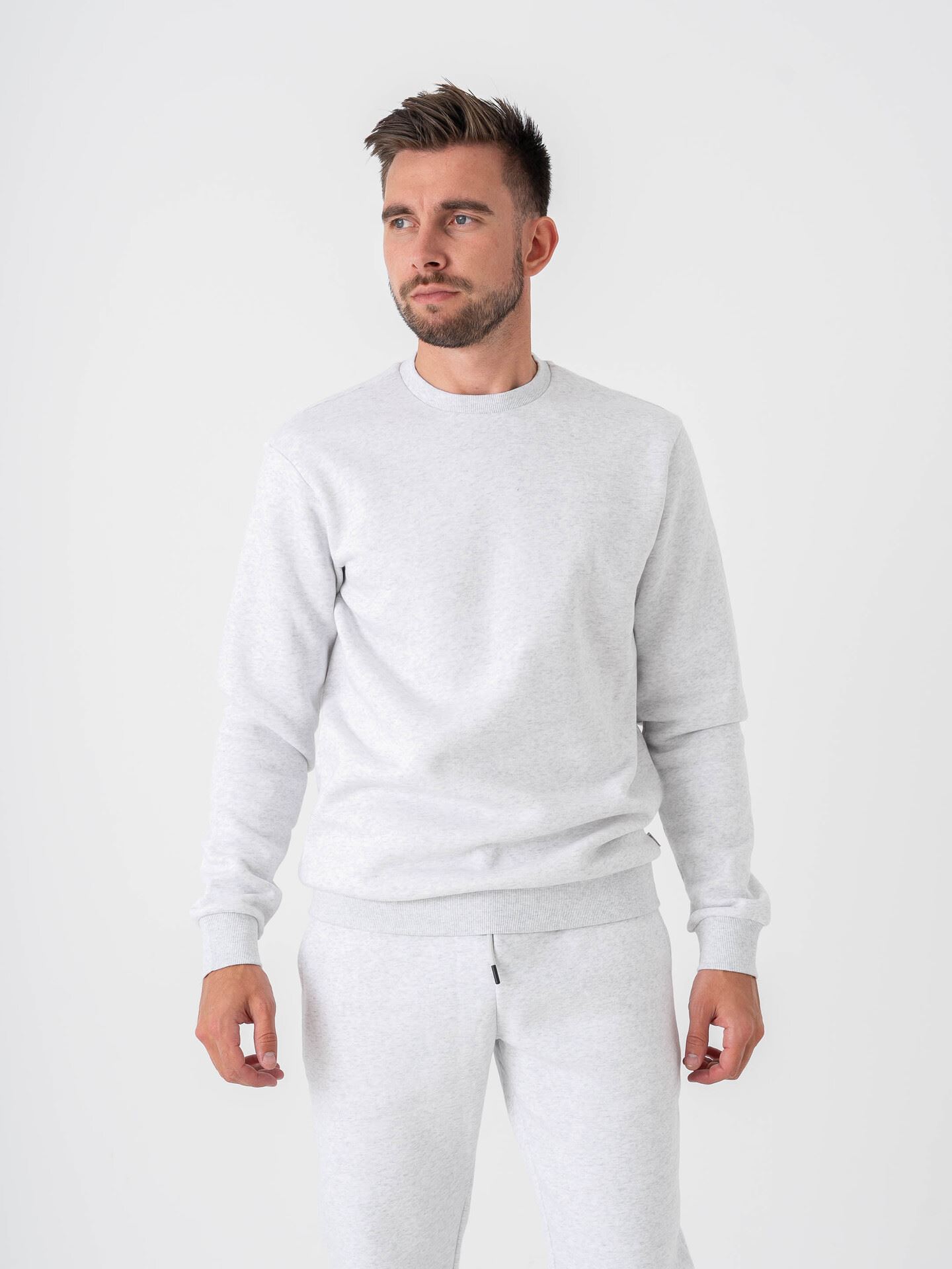 Only & Sons Ceres Crew Neck Super Light Grey Melange