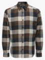 Only & Sons Gudmund Check Shirt Hot Fudge