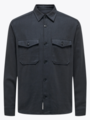 Only & Sons Milo Long Sleeve Solid Overshirt Dark Navy
