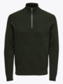 Only & Sons Phil Reg Cotton Half Zip Knit Rosin