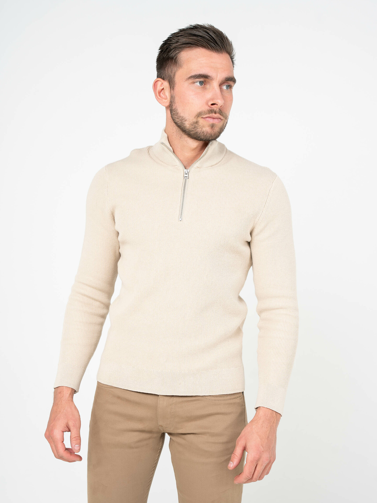 ONSLOUI REG 12 LS MEL POLO KNIT