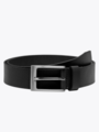 Only & Sons Brad Medium Leather Belt Black