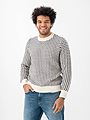 Only & Sons Musa Regular 3 Structured Crew Knit Egret