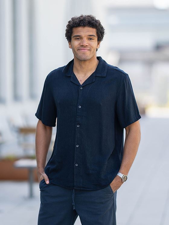 Only & Sons Kari Resort Short Sleeve Shirt Dark Navy