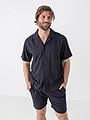 Only & Sons Latham RLXSS Resort Linen Structure Dark Navy