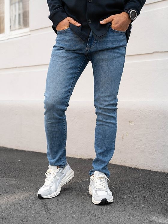 Only & Sons Loom Slim Denim Medium Blue Denim