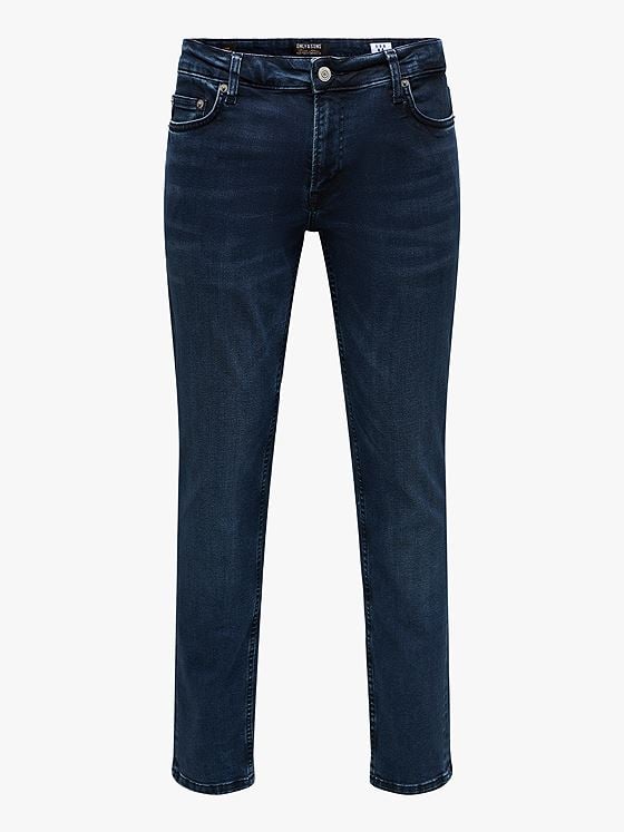 Only & Sons Loom Slim Denim Blue Black Denim