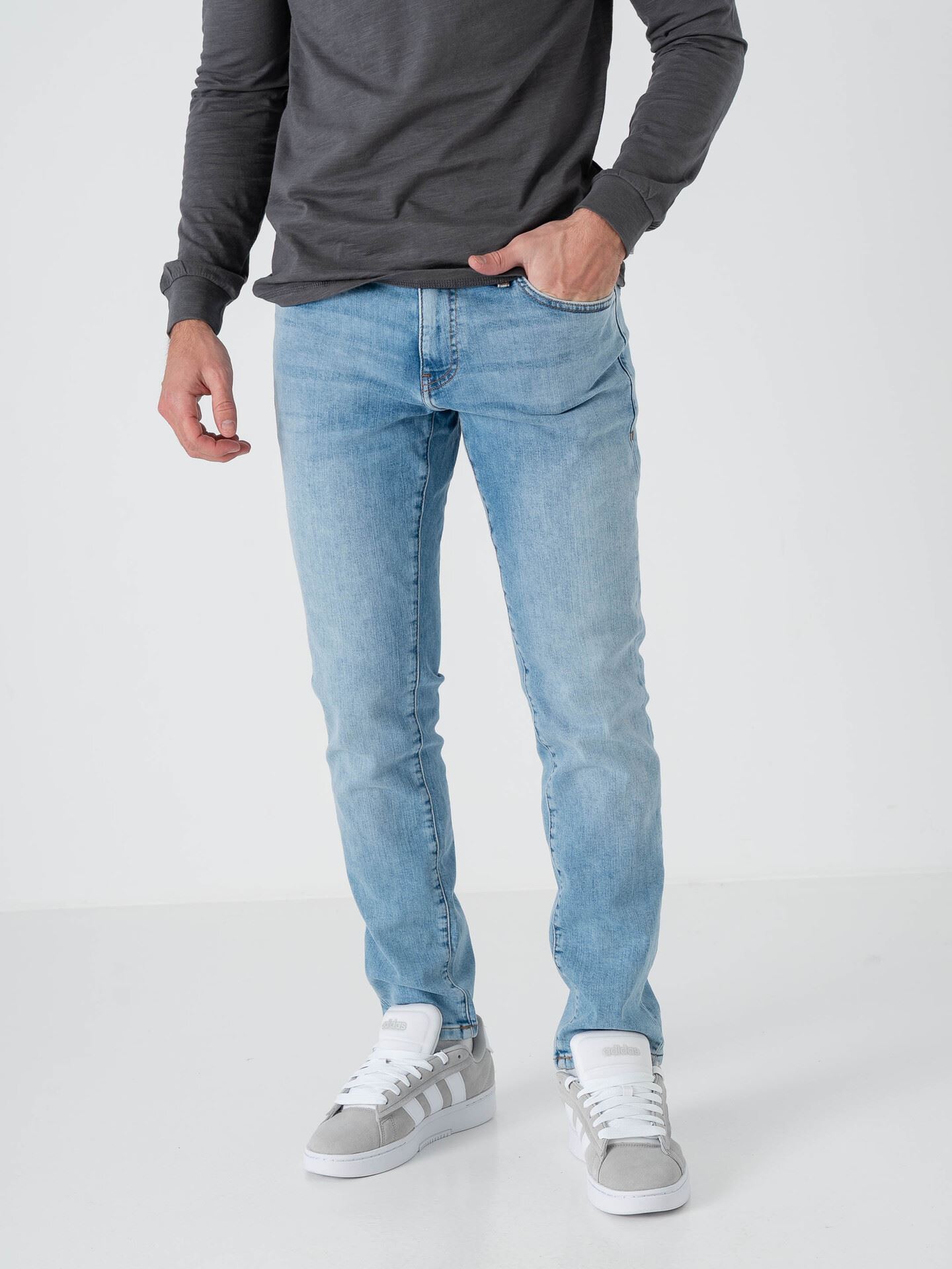Only & Sons Loom Slim Denim Light Blue Bleached Denim