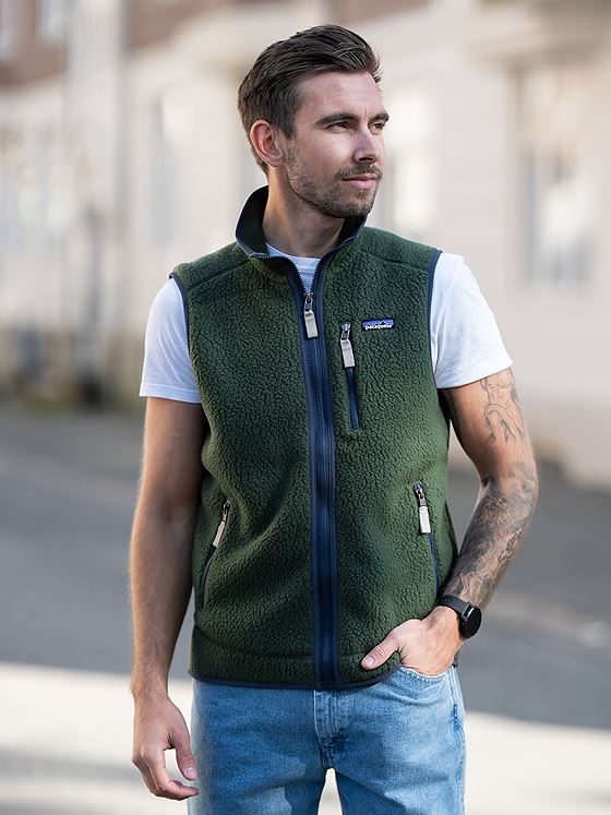 Patagonia Retro Pile Vest Torrey Pine Green